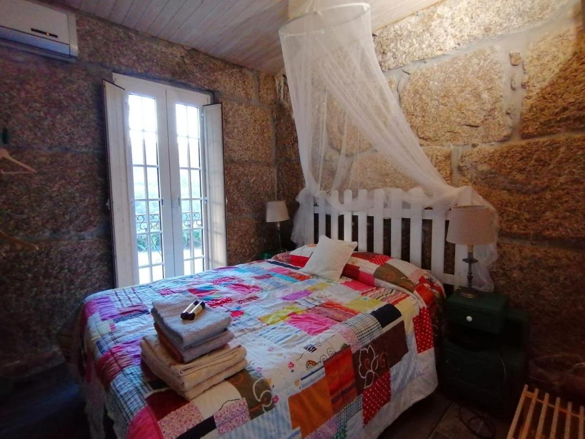 "Bouca Drigues" Casa Antiga De Pedra Com Piscina E Vista Rio Villa Amarante Exteriör bild