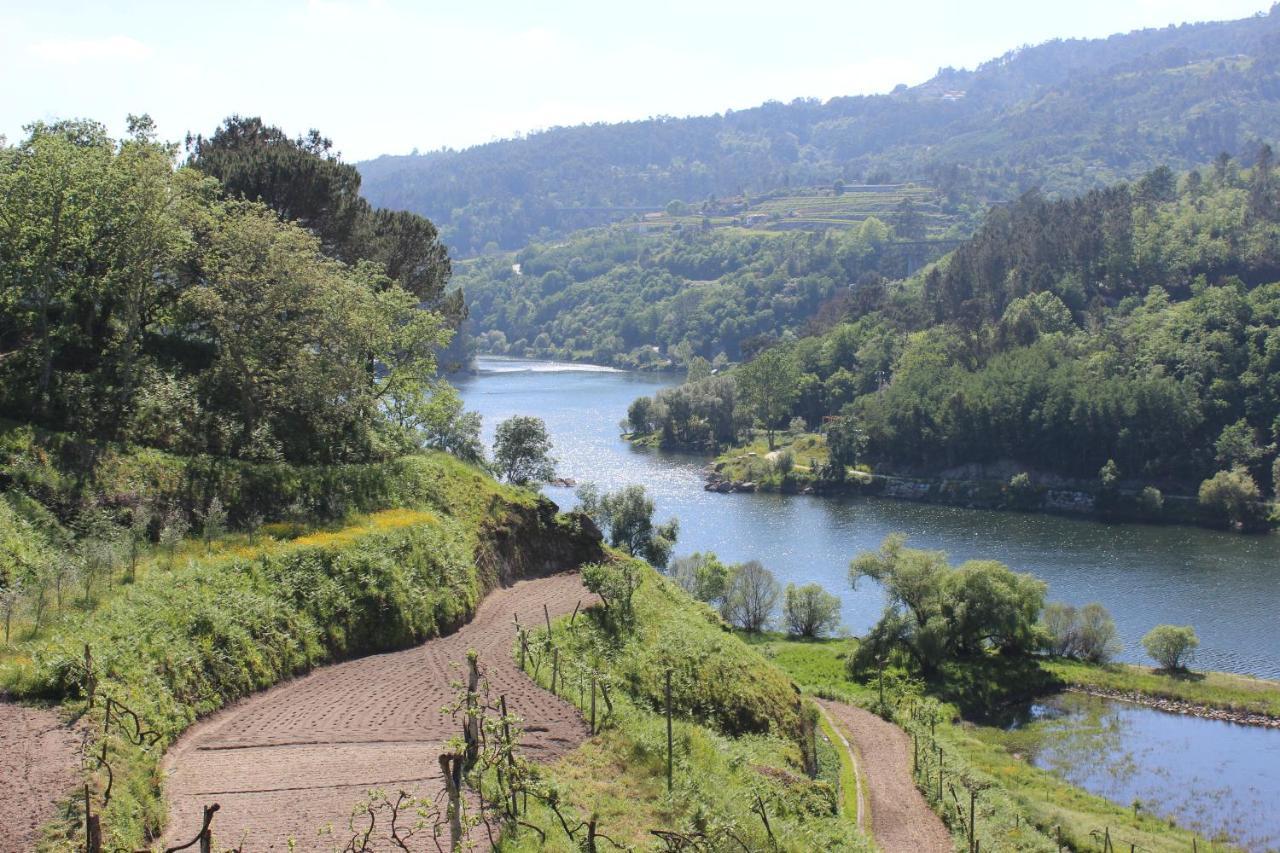 "Bouca Drigues" Casa Antiga De Pedra Com Piscina E Vista Rio Villa Amarante Exteriör bild